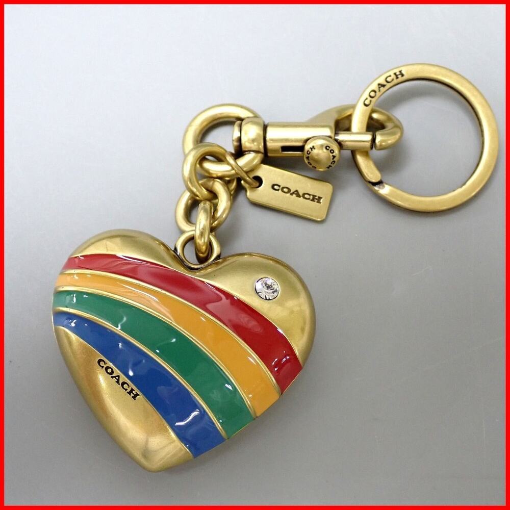 Vintage Coach Rainbow Headt Charm NWT